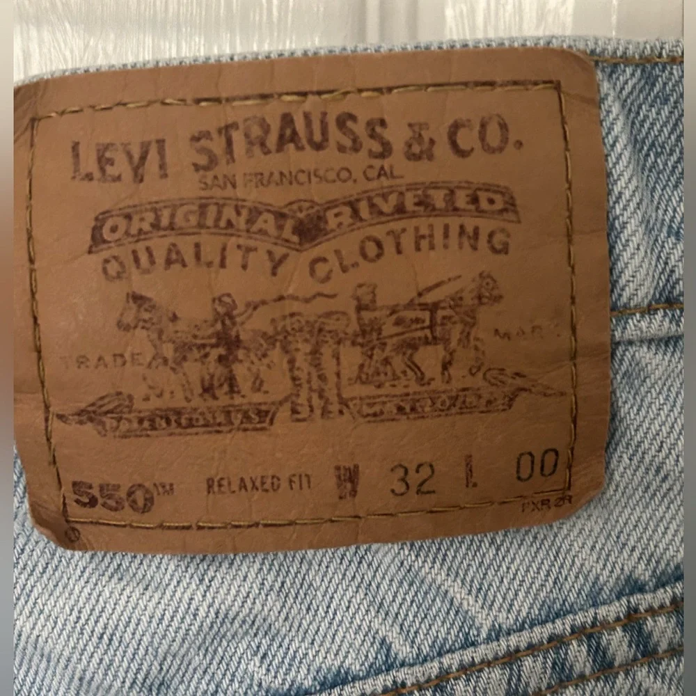 Levi's Light Wash Denim Jean Shorts